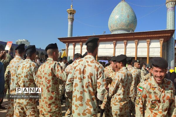 حضور پرشکوه دانش‌آموزان شیرازی در حمایت ازکودکان مظلوم غزه