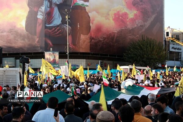 راهپیمایی در تهران برای حمایت از کودکان مظلوم غزه