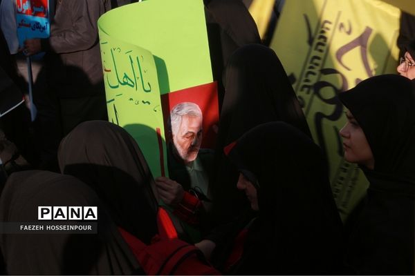 راهپیمایی در تهران برای حمایت از کودکان مظلوم غزه