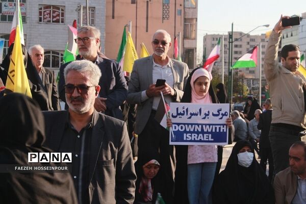 راهپیمایی در تهران برای حمایت از کودکان مظلوم غزه