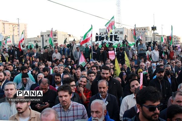 راهپیمایی در تهران برای حمایت از کودکان مظلوم غزه