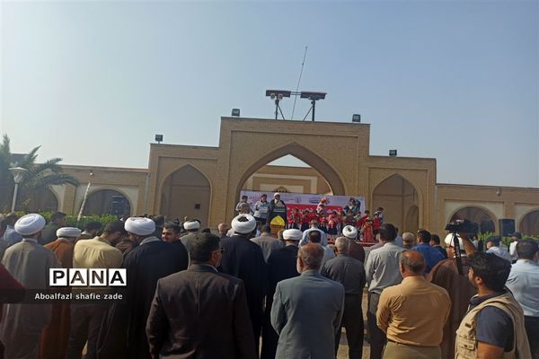 تجمع دانش‌آموزان و مردم بندر امام خمینی (ره) در حمایت از فلسطین