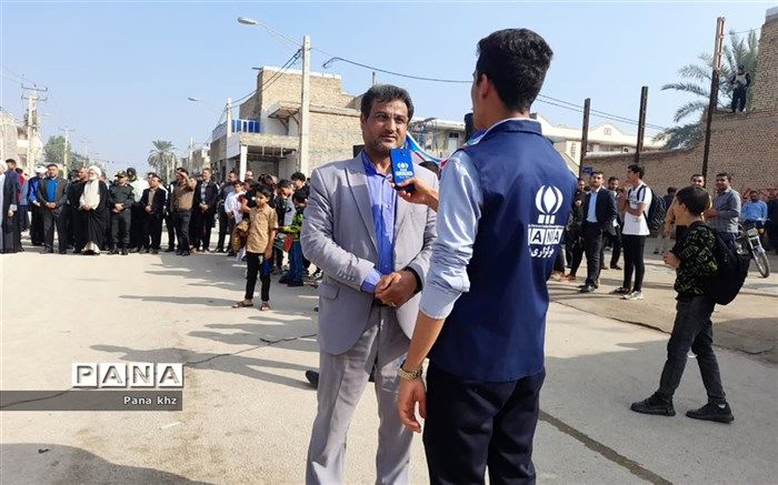 گزارش دانش آموز خبرنگاران پانا از حضور دانش‌آموزان در حمایت از فلسطین