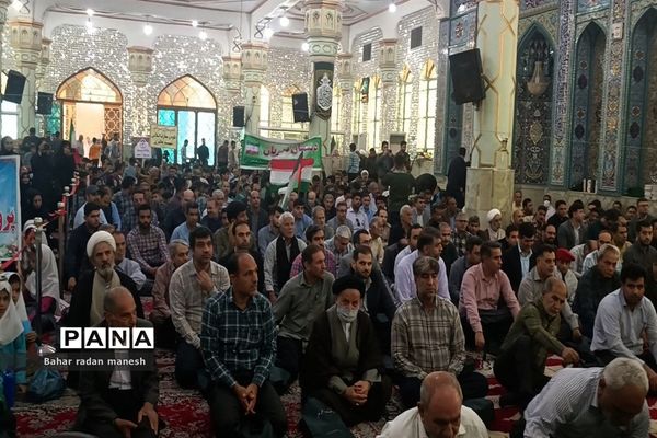 تجمع دانش‌آموزان دزفولی در حمایت از کودکان مظلوم فلسطین