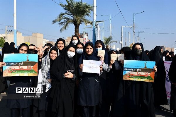 تجمع حمایت از کودکان فلسطینی در اهواز