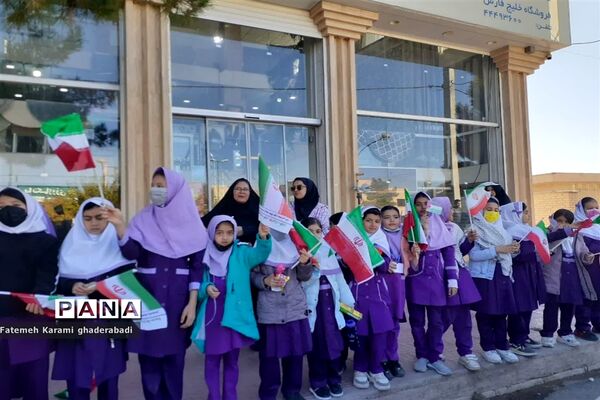 تجمع مردم قادراباد در دفاع از فلسطین و محکومیت جنایت های رژیم صهیونیستی