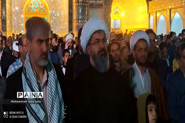 مراسم حمایت از مردم فلسطین در کاشمر