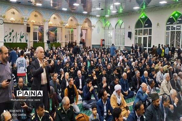 مراسم حمایت از مردم فلسطین در کاشمر