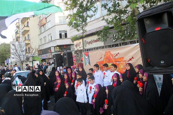 تجمع مردم تهران در حمایت از فلسطین