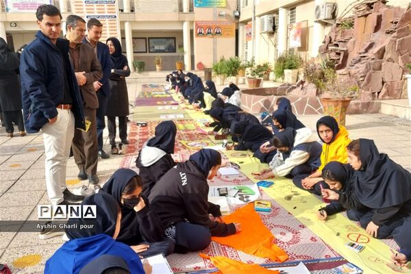 آیین افتتاحیه کانون یاریگران زندگی در دبیرستان دکتر علاالدین بهشتی۲  در ناحیه یک شیراز