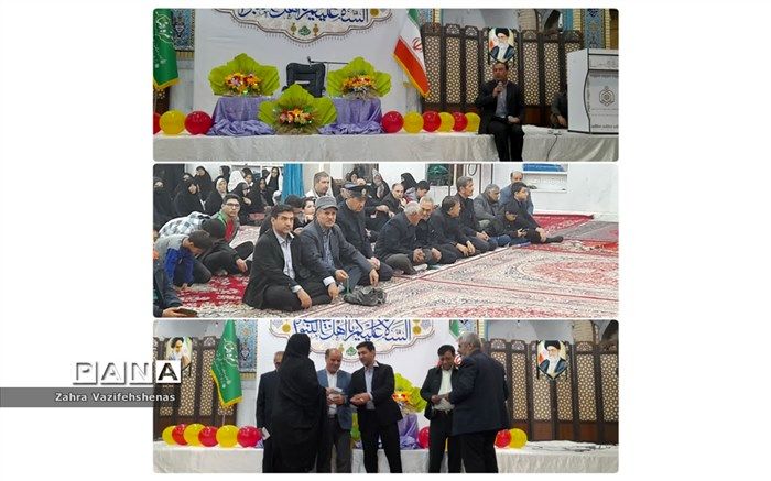 جشن میلاد حضرت زینب سلام الله علیها در امامزاده حمزه الرضا شیروان برگزار شد