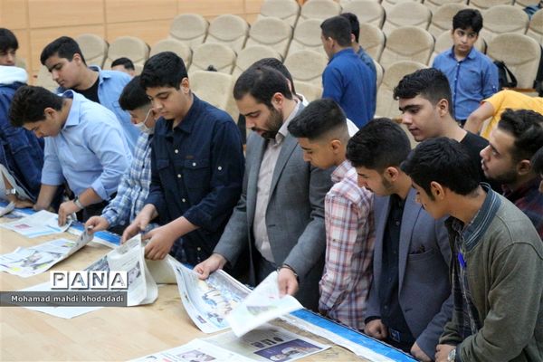 روز اول دوره آموزشی دانش‌آموز خبرنگاران پسر اهواز