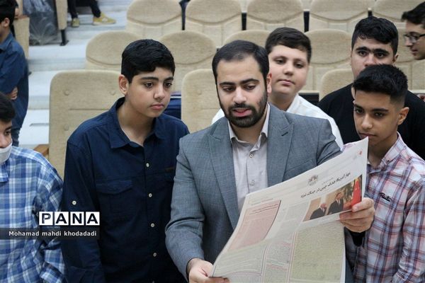 روز اول دوره آموزشی دانش‌آموز خبرنگاران پسر اهواز