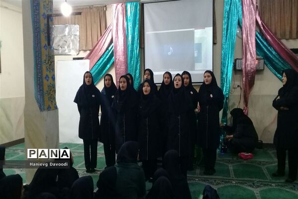 مراسم جشن  ولادت حضرت زینب کبری در مدرسه شهید سید مهدی برقعی  قم