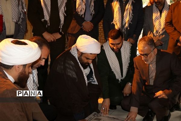 آیین غبارروبی و عطرافشانی مزار مطهر شهدای شهرستان قدس