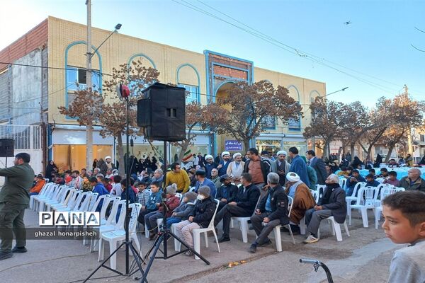 مراسم گرامیداشت هفته بسیج در فاروج