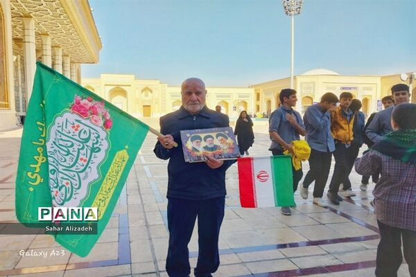 حضور پرشور دانش‌آموزان در حمایت از مردم فلسطین