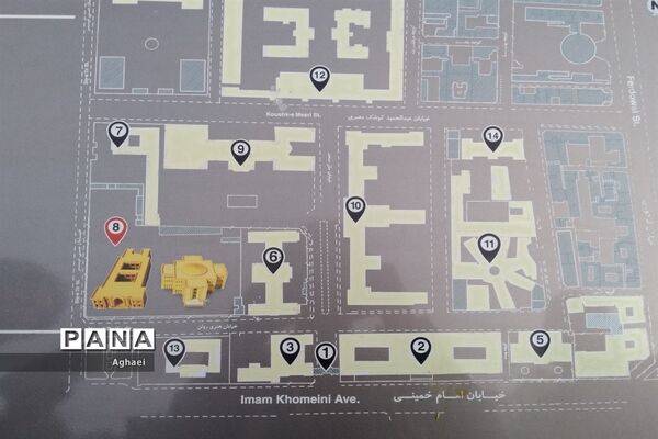 بازدید دانش‌آموزان علوم انسانی از موزه ایران باستان