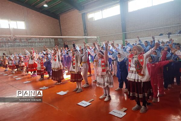 مراسم المپیاد ورزشی  در فاروج