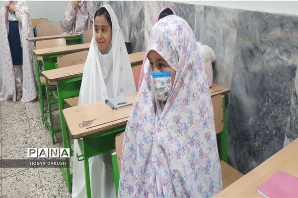 برگزاری کلاس‌های قرآن دوره اول دبستان شهدای فرهنگی
