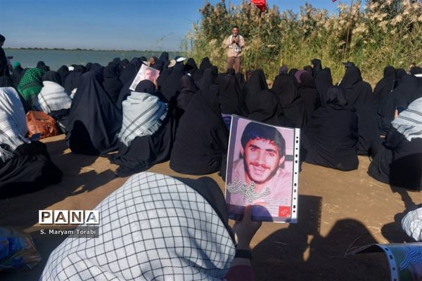 میزبانی شهدا در یادمان علقمه خرمشهر و قدمگاه شهدای غواص از نومعلمان فارس