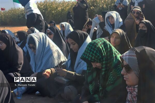 میزبانی شهدا در یادمان علقمه خرمشهر و قدمگاه شهدای غواص از نومعلمان فارس