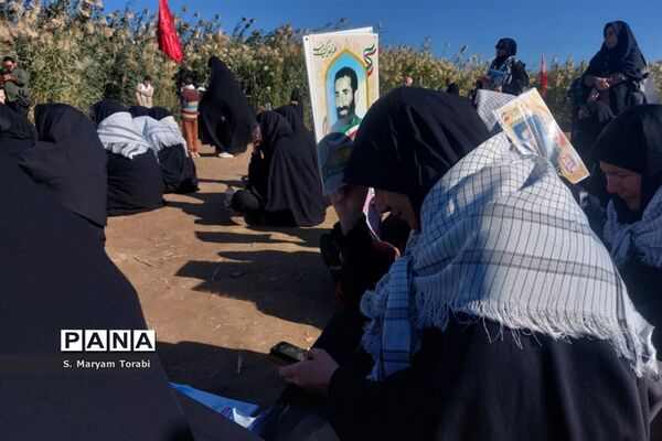میزبانی شهدا در یادمان علقمه خرمشهر و قدمگاه شهدای غواص از نومعلمان فارس
