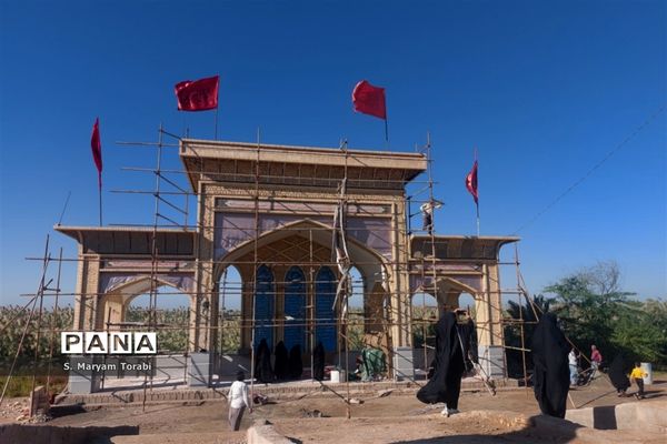 میزبانی شهدا در یادمان علقمه خرمشهر و قدمگاه شهدای غواص از نومعلمان فارس