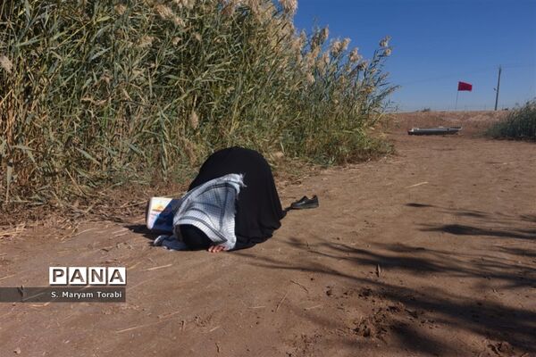 میزبانی شهدا در یادمان علقمه خرمشهر و قدمگاه شهدای غواص از نومعلمان فارس