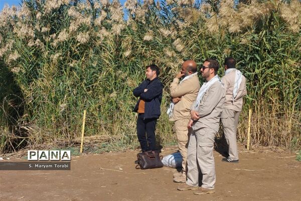 میزبانی شهدا در یادمان علقمه خرمشهر و قدمگاه شهدای غواص از نومعلمان فارس