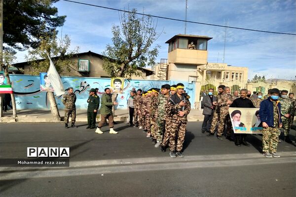 برگزاری همایش رزمایش اقتدار در شهرستان کاشمر