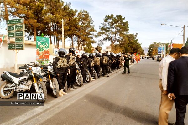 برگزاری همایش رزمایش اقتدار در شهرستان کاشمر