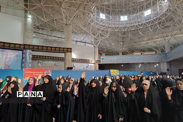 اجتماع بزرگ دختران حاج قاسم در محمودآباد