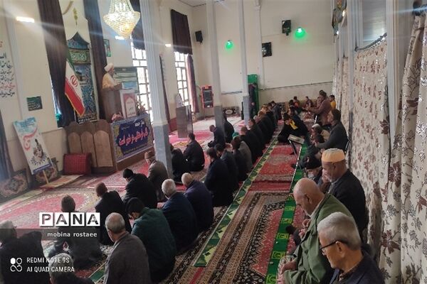 نمازجمعه شهرتیتکانلو درهفته بسیج