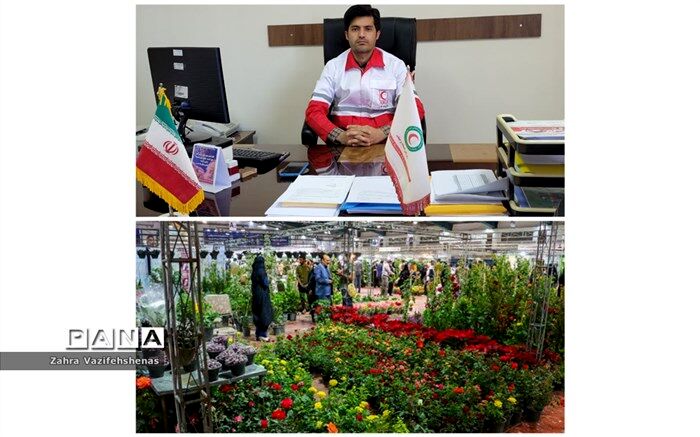 نمایشگاه گل و گیاه هلال احمرشیروان برپا می‌شود