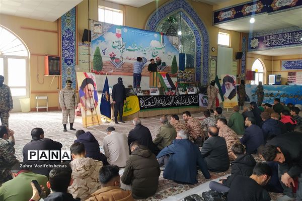 همایش بزرگ بسیجیان در شهرستان شیروان