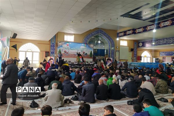 همایش بزرگ بسیجیان در شهرستان شیروان