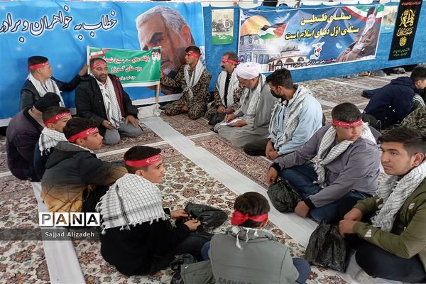 همایش بزرگ بسیجیان در شهرستان شیروان