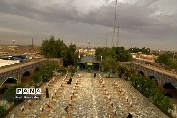 حضور دختران دانش‌آموز رودهن در اردوی راهیان نور