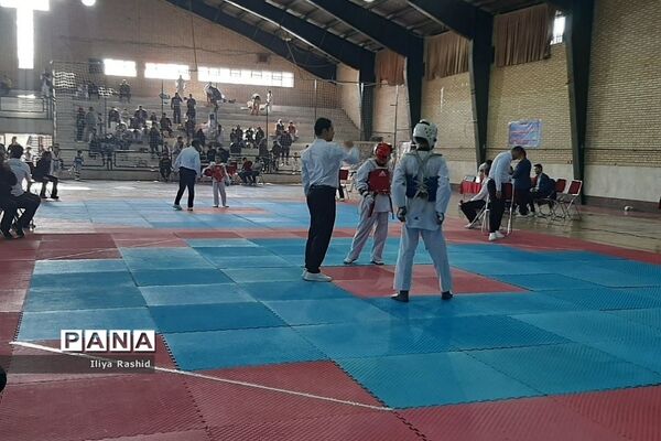 برگزاری مسابقات تکواندو در شهرستان قرچک