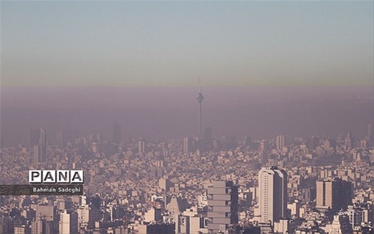 کیفیت هوای تهران قرمز شد