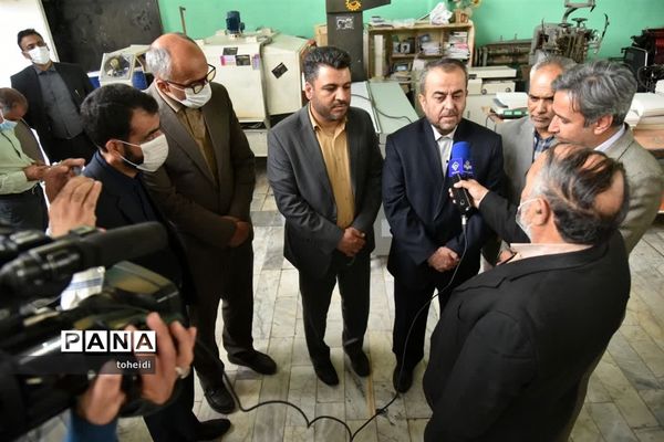 بازدید استاندار خراسان جنوبی از مجتمع چاپ و نشر خراسان جنوبی