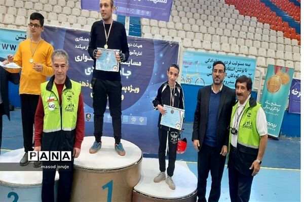 مسابقات دوچرخه سواری دانش‌آموزان بانیاز ویژه ذهنی