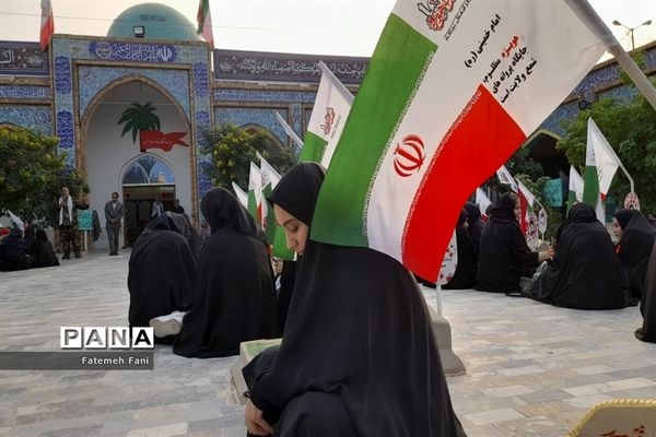 حضور دانش‌آموزان شهرستان جعفرآباد قم در اردوی راهیان نور