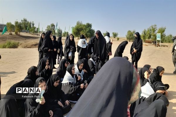 حضور دانش‌آموزان شهرستان جعفرآباد قم در اردوی راهیان نور