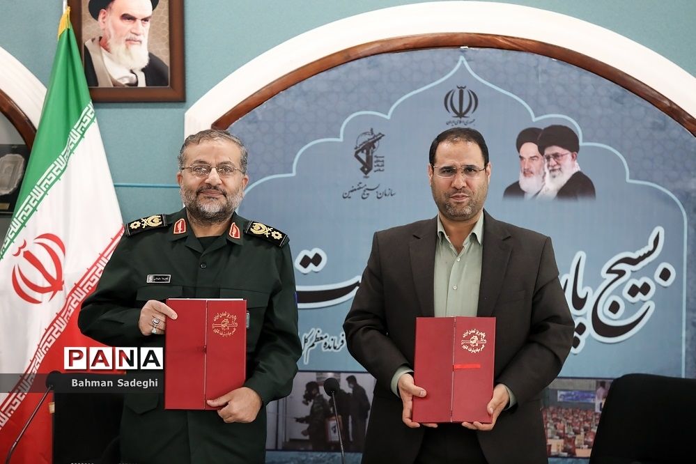 دیدار وزیر آموزش و پرورش با رئیس بسیج مستضعفین