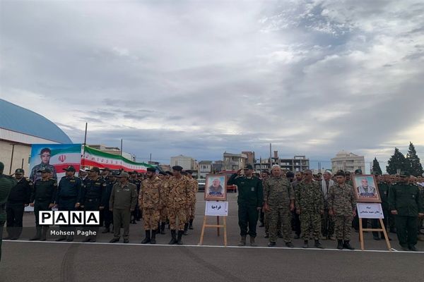 نمایش شکوه اقتدار بسیجیان در شهرستان آق قلا