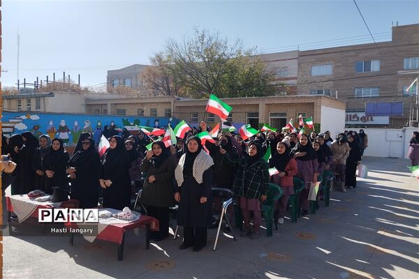 یادواره شهدا و مراسم دهه فاطمیه در دبیرستان گلستان شهرستان مانه و سملقان