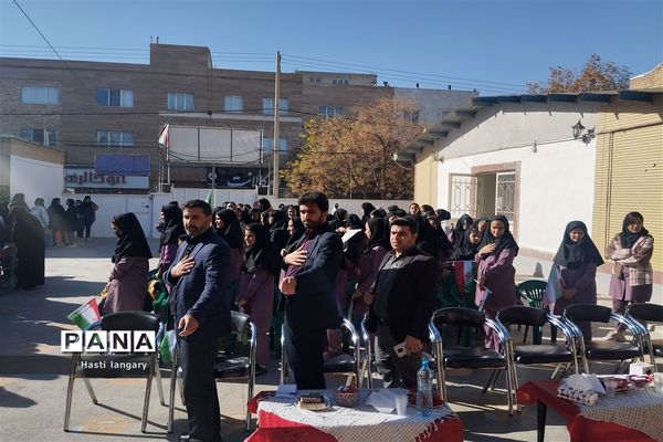 یادواره شهدا و مراسم دهه فاطمیه در دبیرستان گلستان شهرستان مانه و سملقان