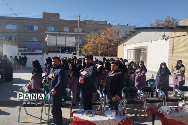 یادواره شهدا و مراسم دهه فاطمیه در دبیرستان گلستان شهرستان مانه و سملقان
